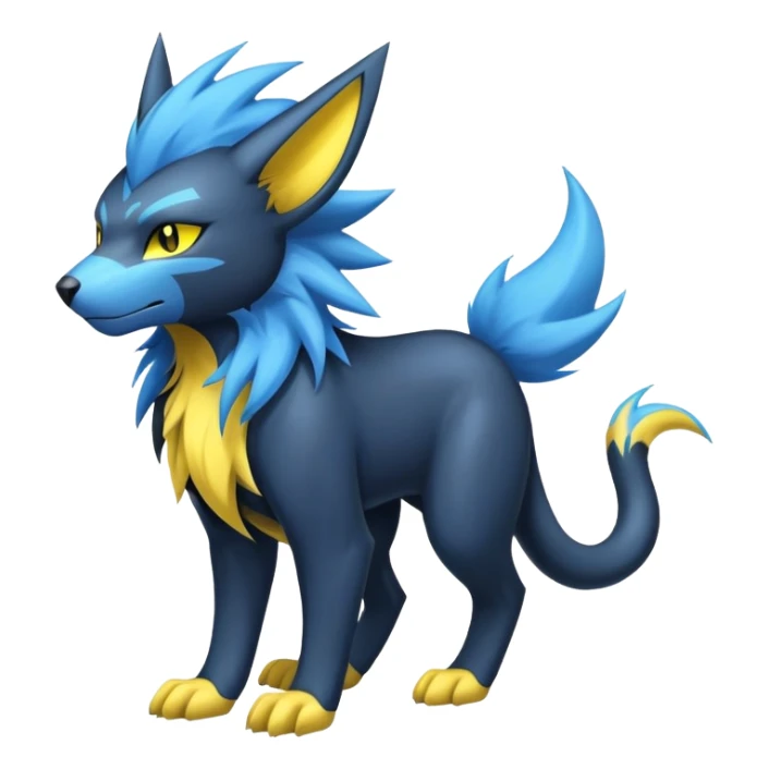 Manectric-Luxray-hybrid-creature sticker