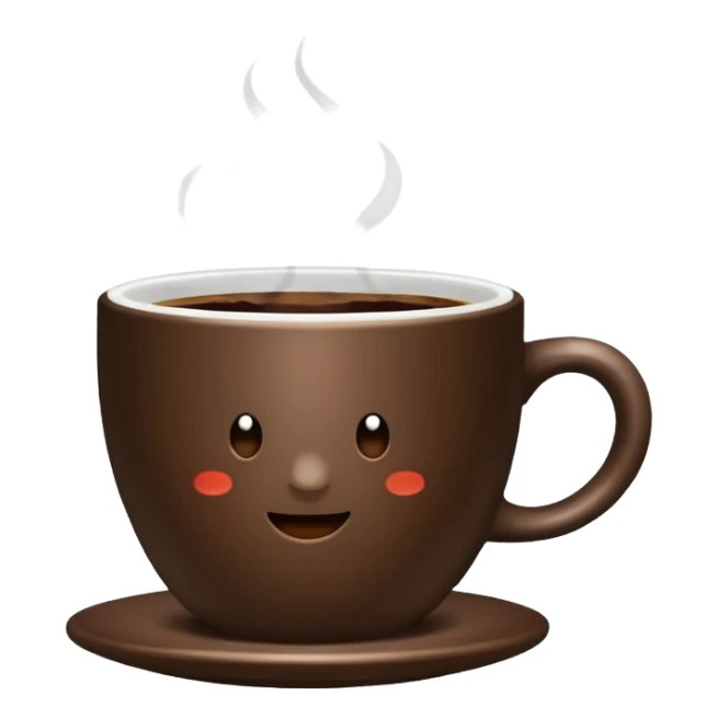 a cup of coffee sticker