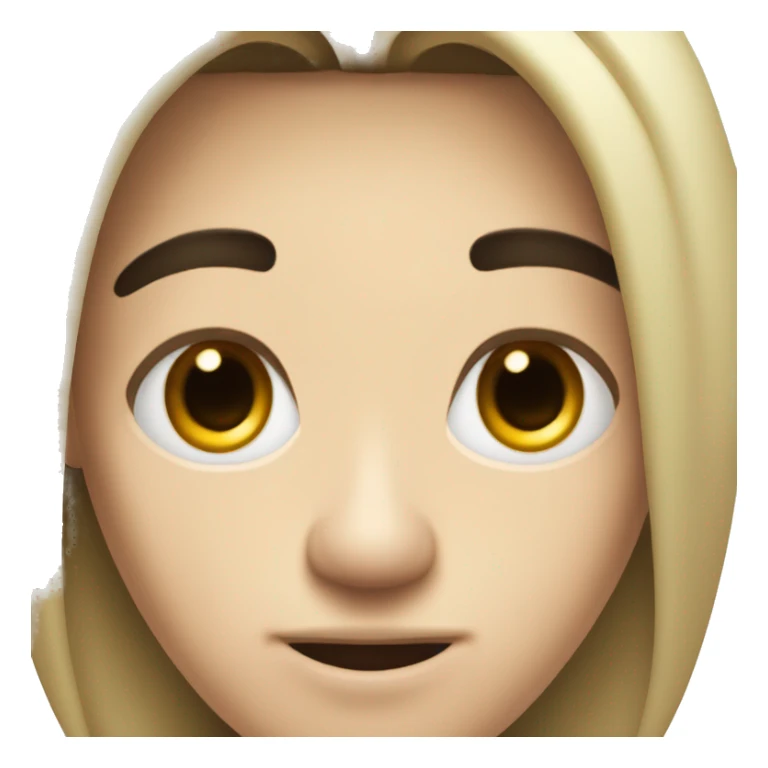 man with a nostril piercing, light skin, fluffy black hair, and hazel eyes. also has an anti-eyebrow piercing. sticker