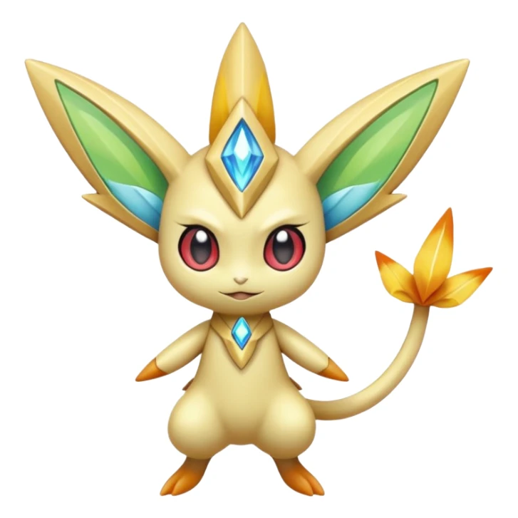 Celebi-Jirachi-Victini-fusion sticker