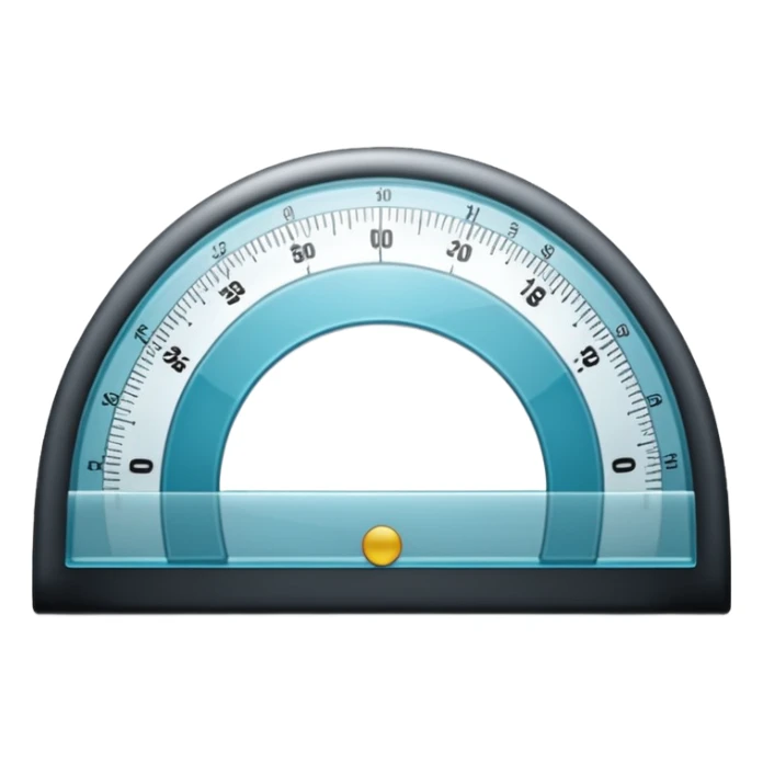 "📏" This emoji is for ruler. Then make an emoji for protractor. Which is real emoji type like the givel sticker