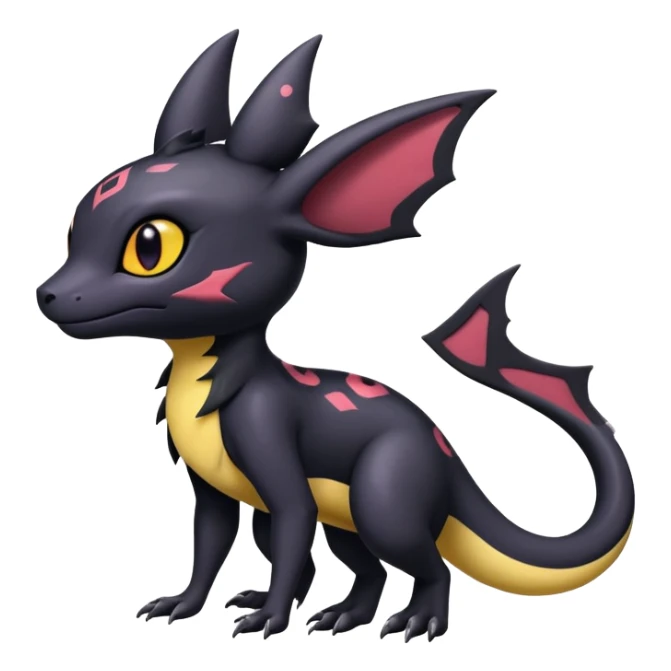 Salandit-Umbreon-Noibat (Full body) sticker