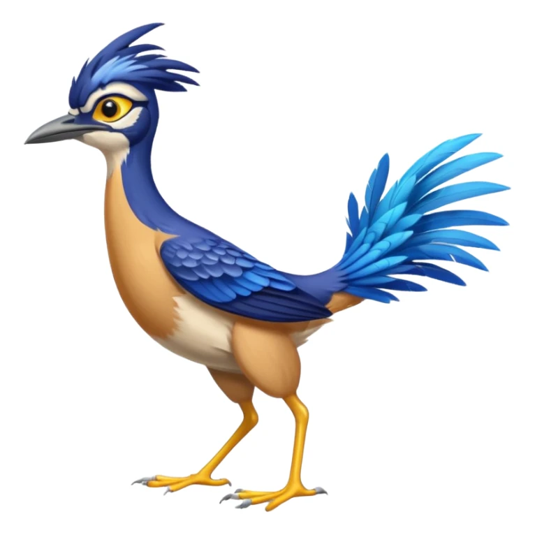 Road runner bird meme running sticker