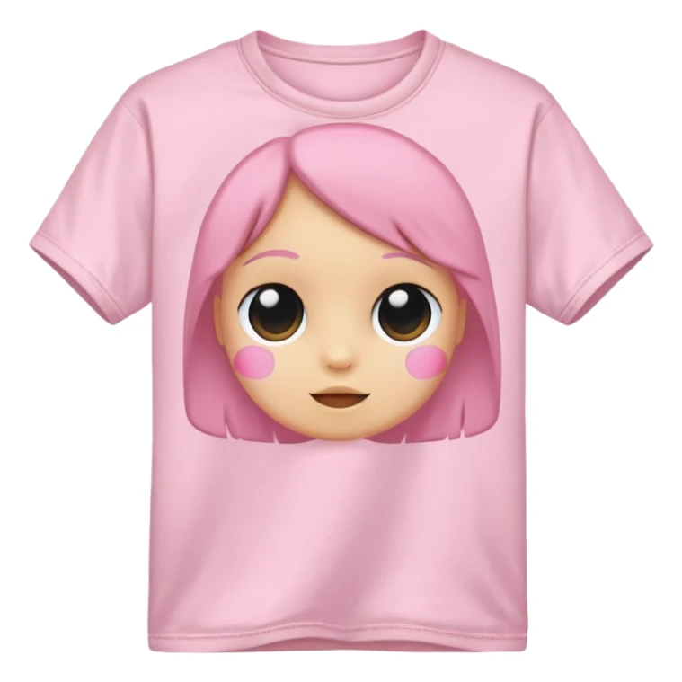 babypink t-shirt sticker