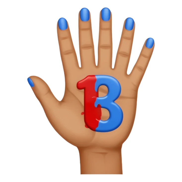 number onde hand  nfl blue (#00A3E0) and red (#F9423A) sticker