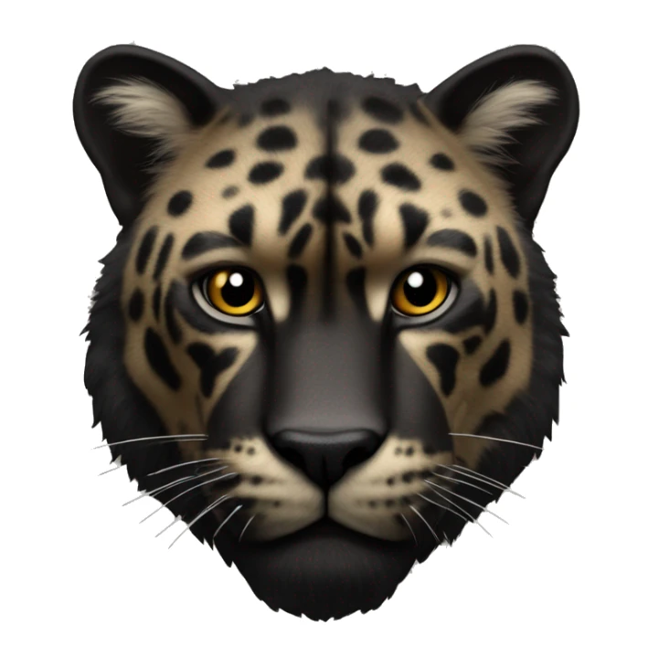 Animal pantera negra feroz cuerpo completo sticker