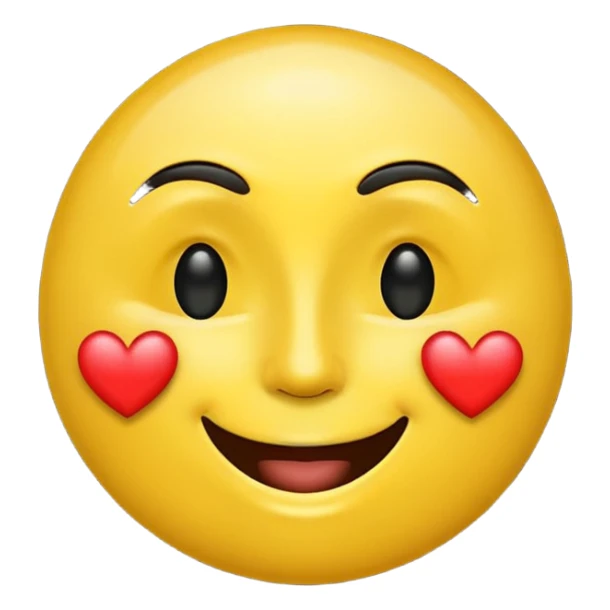 Kiss emoji with peace sing sticker