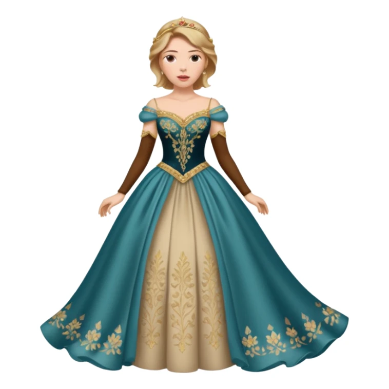 Scarlett Johansson in a princess dress sticker