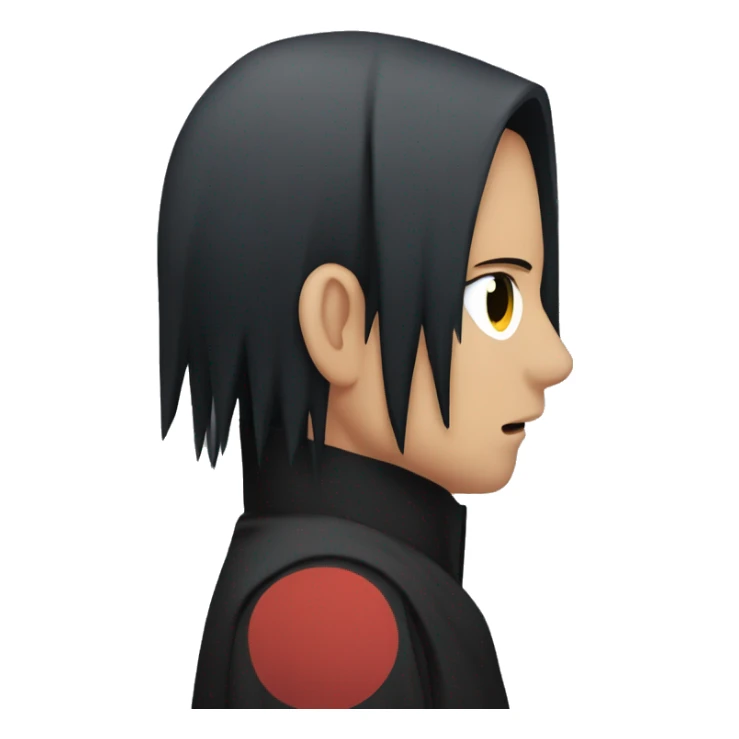 Itachi Uchiha giving a kiss sticker