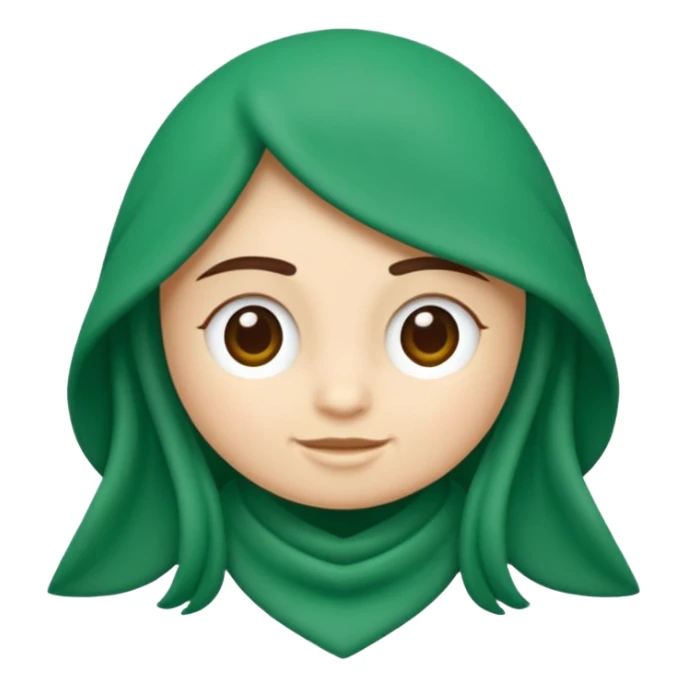 uma logo lavvyfios na cor verde, inspirado em crochê  sticker