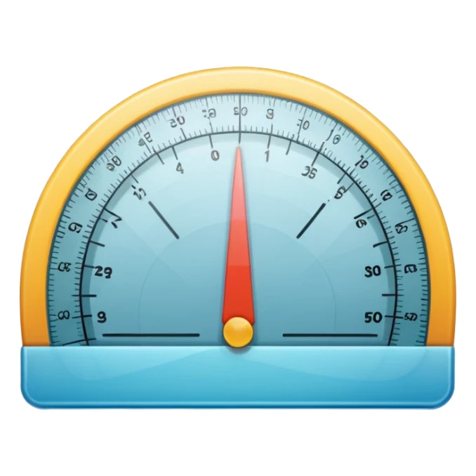 "📏" This emoji is for ruler. Then make an emoji for protractor. Which is real emoji type like the give sticker