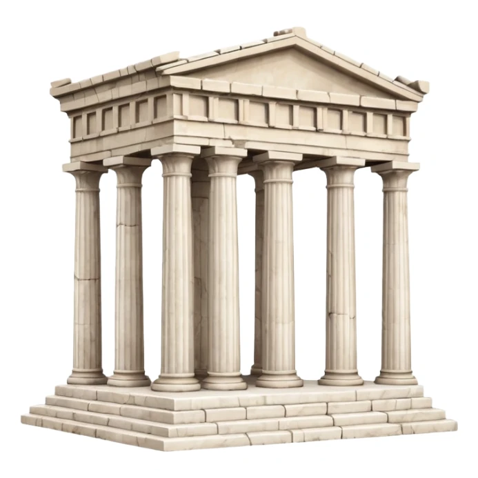 The Greek Temple sticker