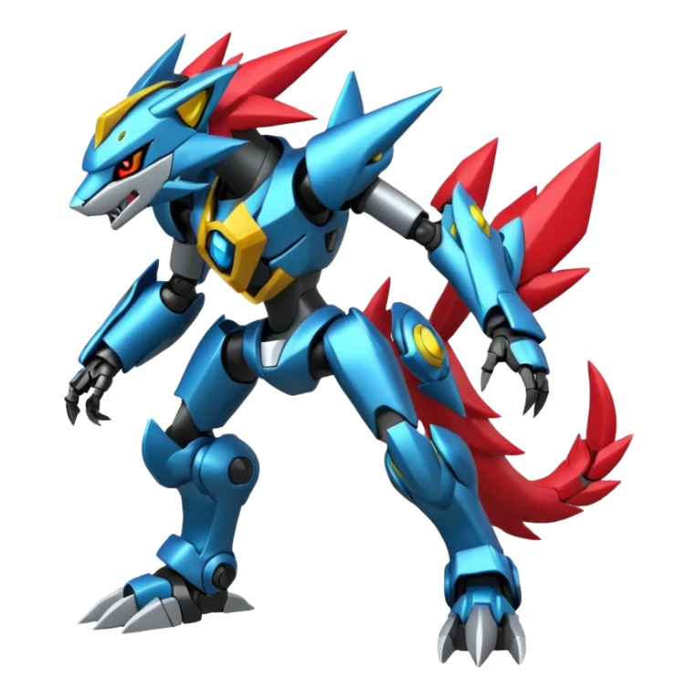 Zeraora-Zoroark-medabot-Mecha full body sticker