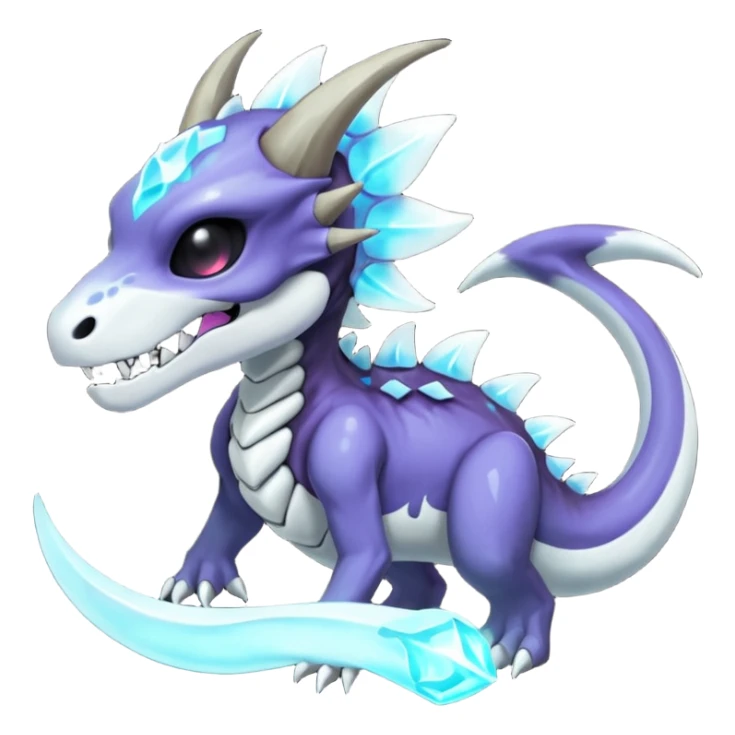 Shiny Bioluminescent Glowing Ethereal Eldritch Marowak-Duskull-Darkdramon-fusion sticker