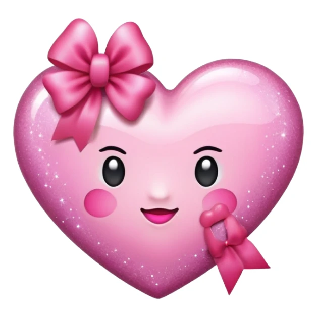 Pink girly aesthetic emojis sticker
