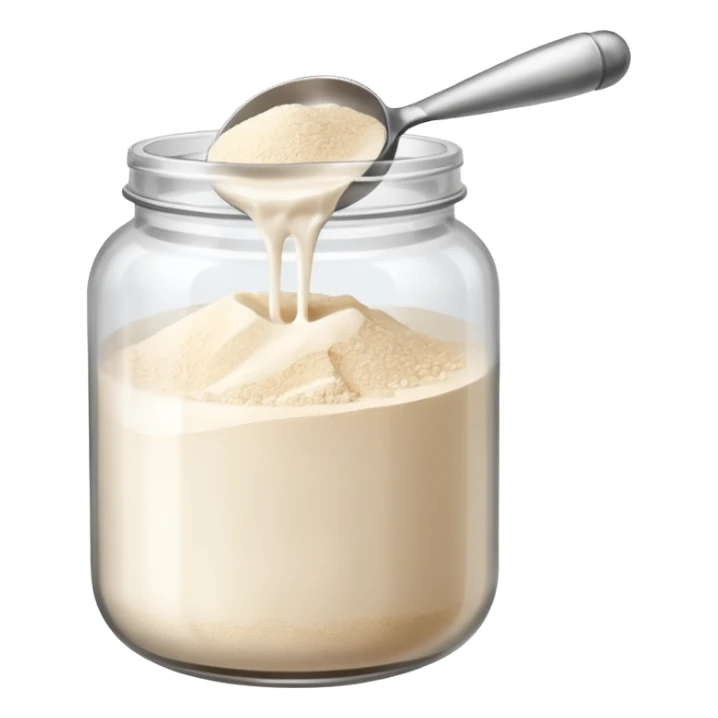 1 scoop de colageno (en un tarro) sin que se caiga sticker