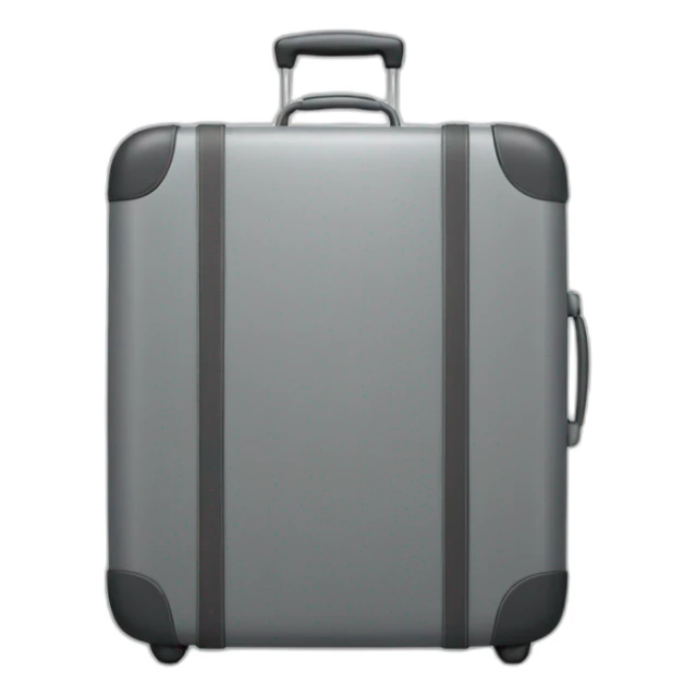 grey suitcase sticker