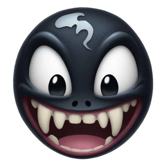 Venom face sticker