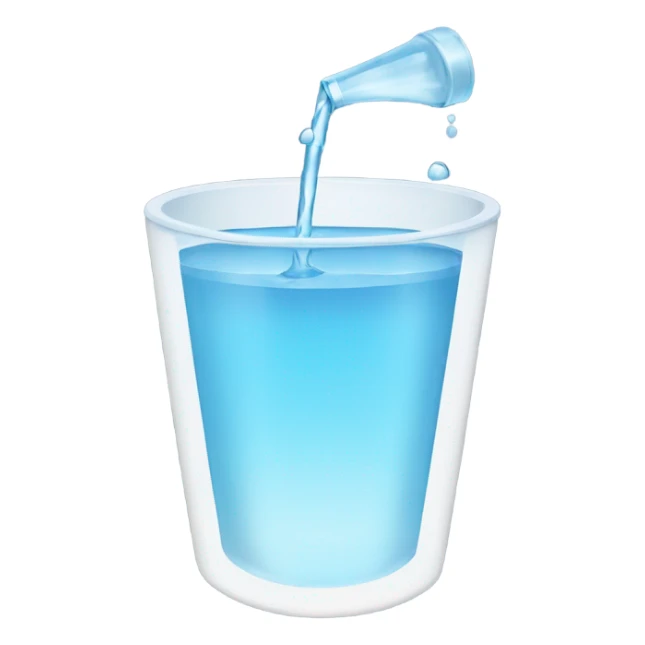 Cup of water sticker
