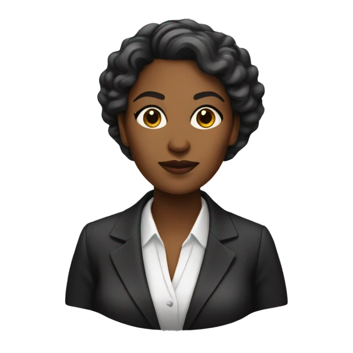 Lawyer Woman bipoc sticker