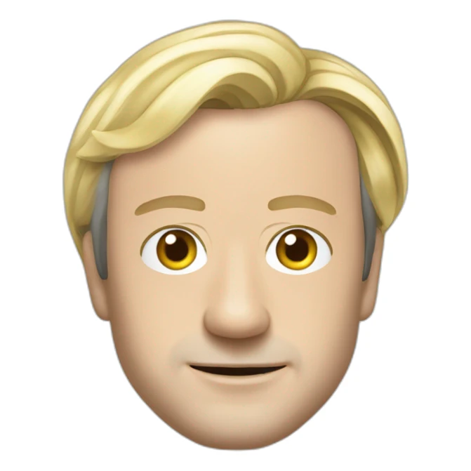 Macron embrasse marine lepen sticker