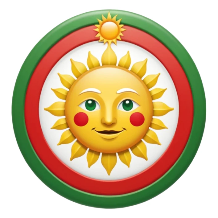 Kürdistan bayrağı sticker