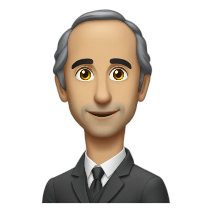 Zemmour qui fait un doigt d’honneur sticker