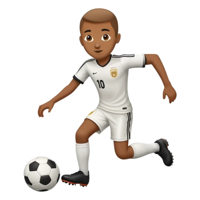 Lamine Yamal dribbling a soccer ball sticker
