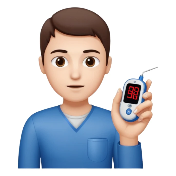 diabetes meter hand test finger blood sticker