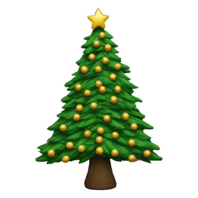 Christmas tree made from an American flag sticker