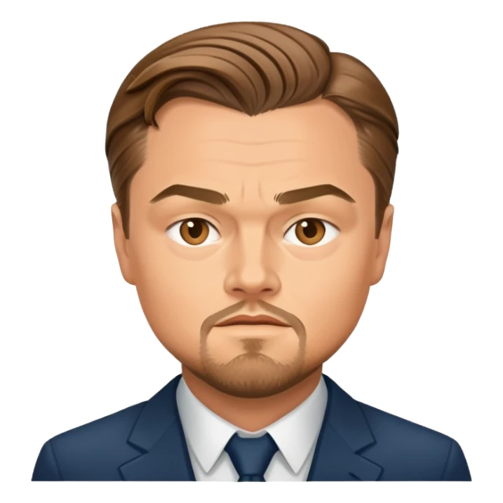 Leonardo DiCaprio celebrity portrait sticker