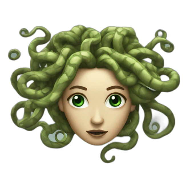 medusa gorgona dj sticker