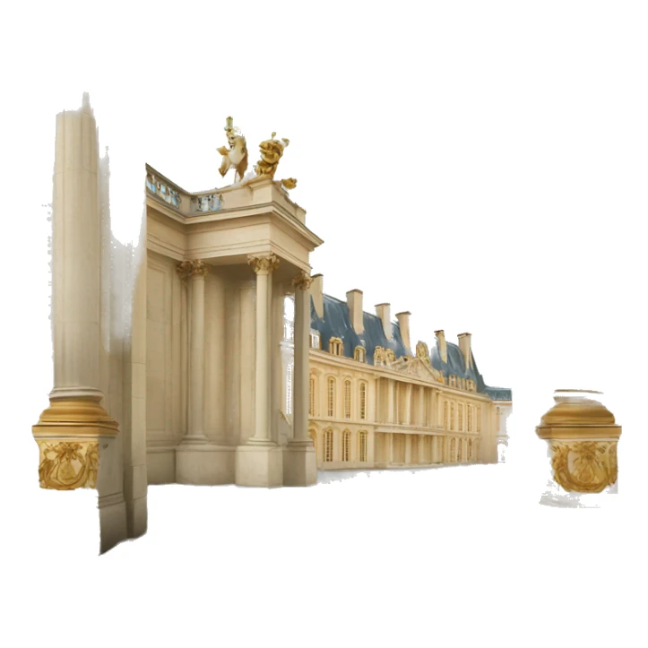 entrance of versailles castle sticker
