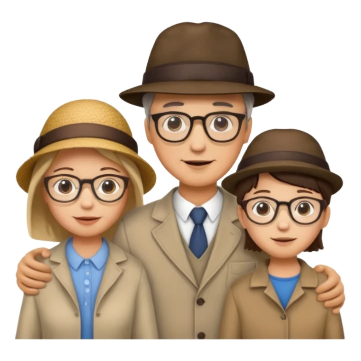 PAPÁ MAMA HIJO HIJA HIJO sticker