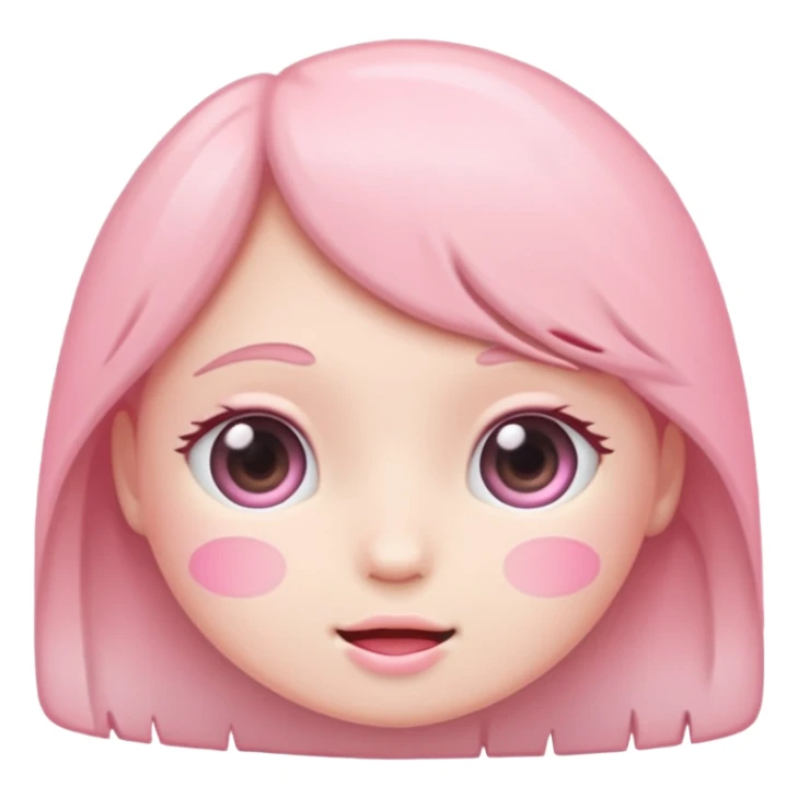 Soft pembe tarzında pembe pastel renginde ifadeler sticker