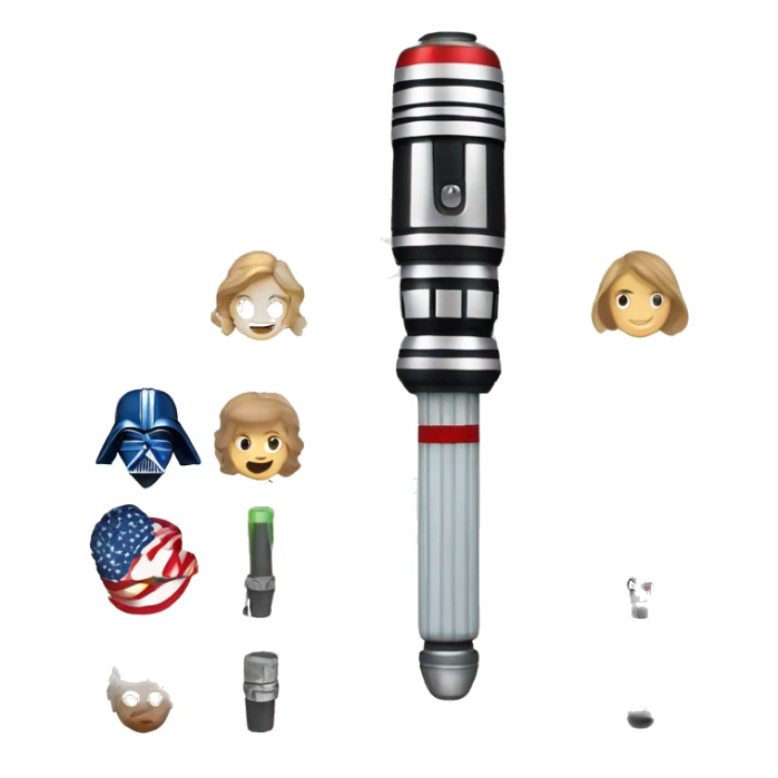 star-wars-light-saber-with-colors-of-usa sticker
