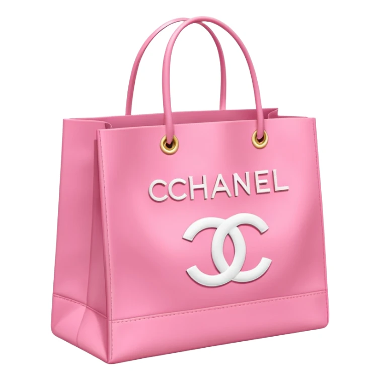 shopping bag, victoria secret, chanel sticker