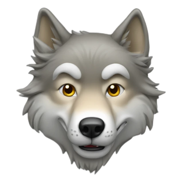Donald Trump as wolf sticker