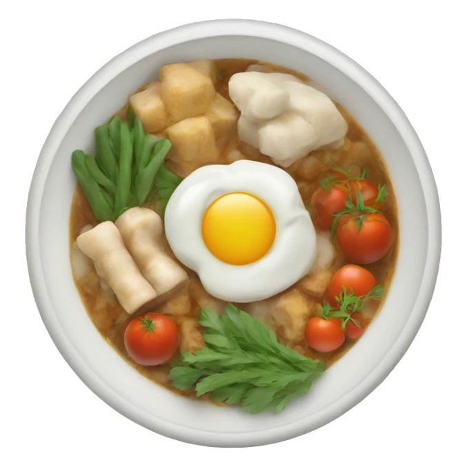 Russian traditional dish sticker