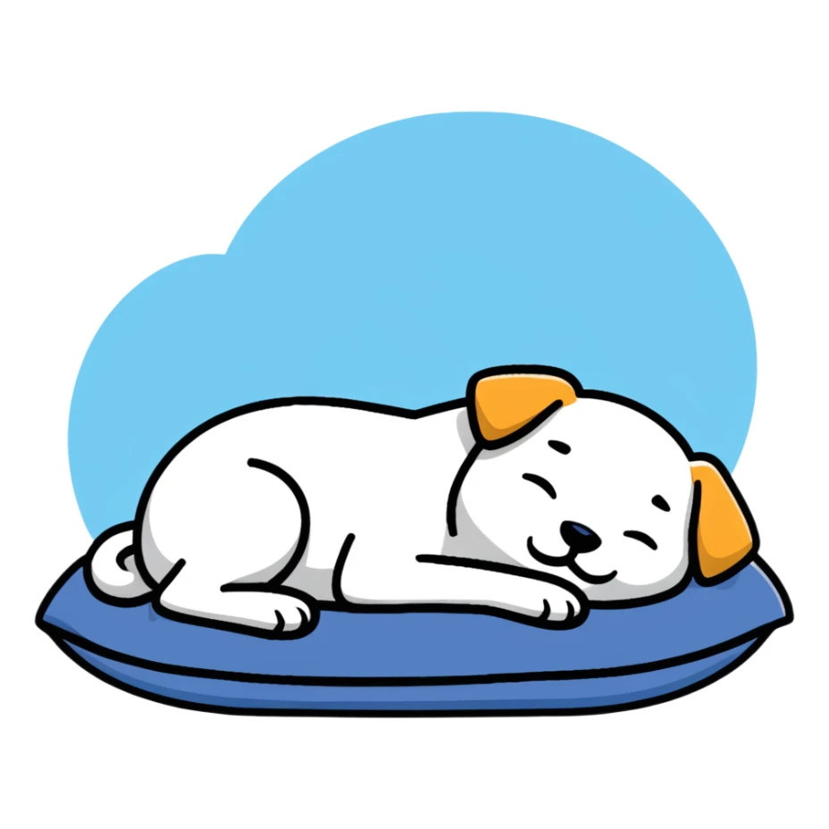 🐶 😴 💤  sticker