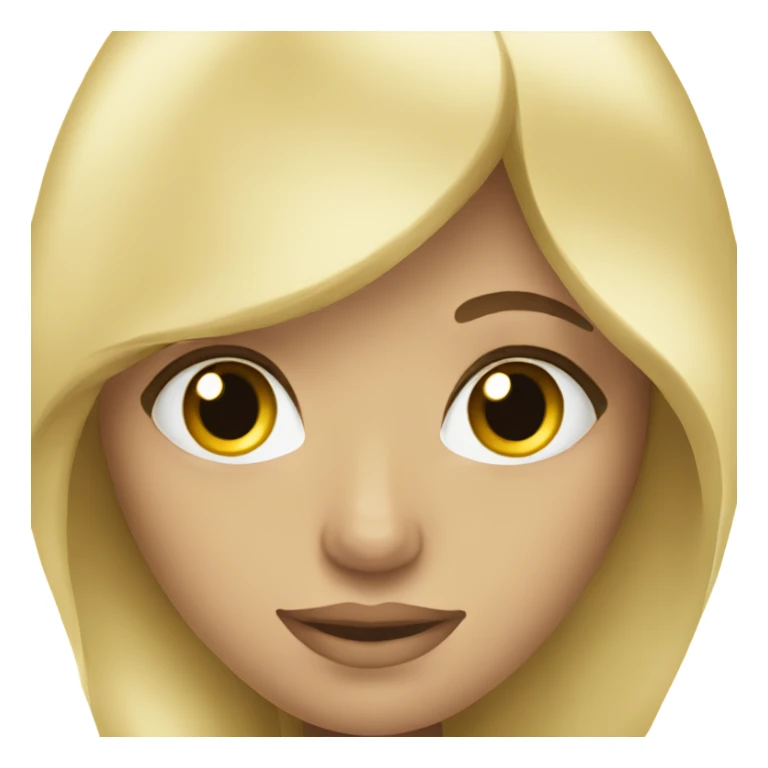 Beautiful long blonde haired woman sticker