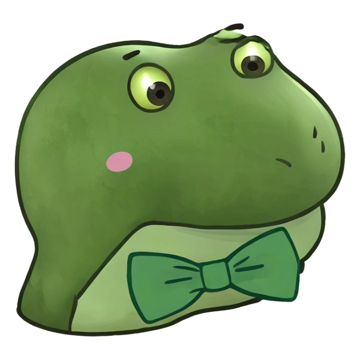 A distinguished poop emoji with a bowtie sticker