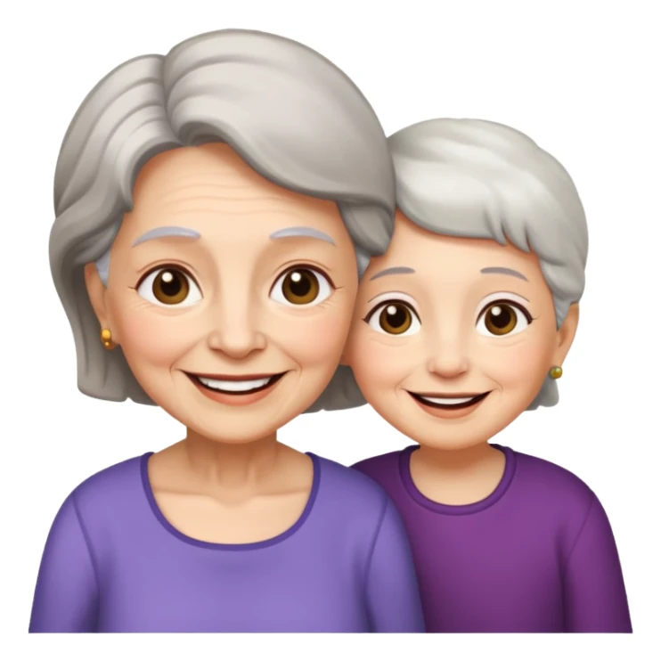 Grandmother - granddaughter sticker