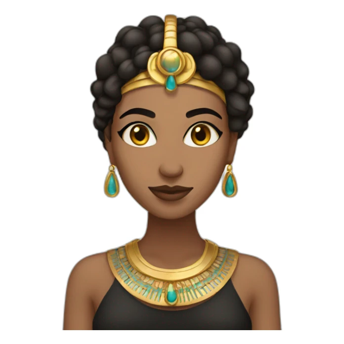 Egyptian woman fair skin sticker