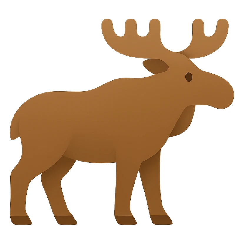 Moose sticker