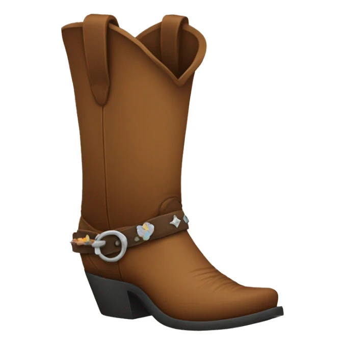 Cowgirl boot sticker
