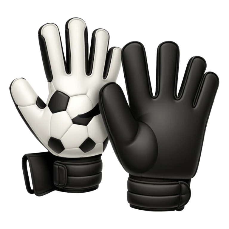 guantes de portero de futbol aplaudiendo sticker