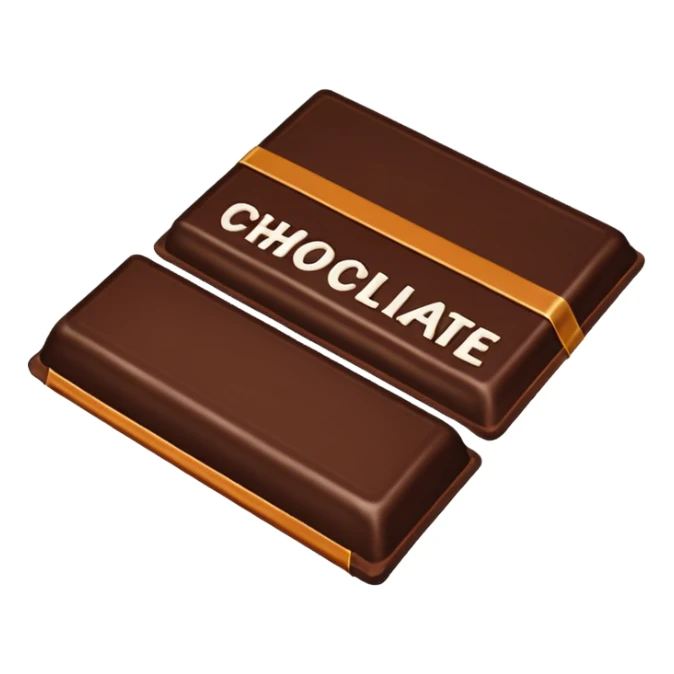 Chocolate bar that says team Chocolate  sticker