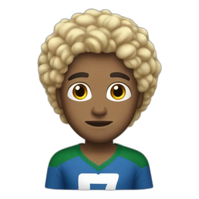 pelo de futbol sticker