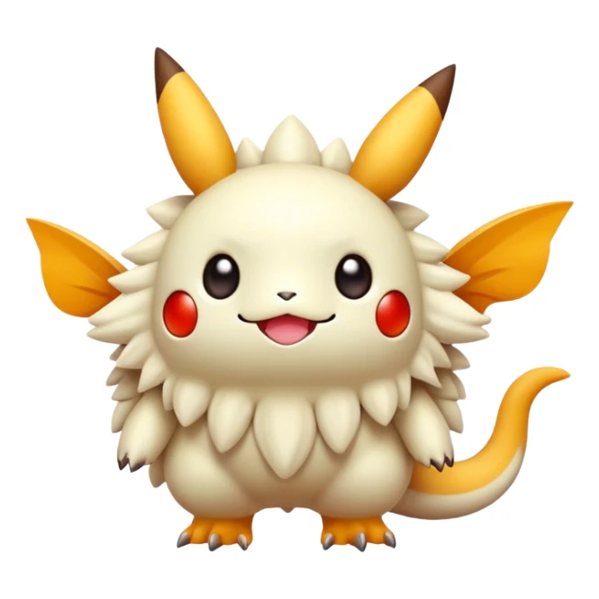 Cute kawaii cool complex detailed aesthetic-scenery-Fakémon-creature sticker